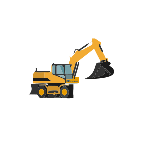 EXCAVADORAS DE RUEDAS